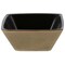 Gibson Elite Kiesling 16 Piece Hard Square Stoneware Dinnerware Set in Taupe and Black 750121025M - alternate 9