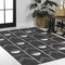 Jonathan Y Soren Modern Geometric Black/Cream 4 ft. x 6 ft. Indoor/Outdoor Area Rug TSN304A-4 - alternate 8