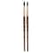 Princeton Neptune Round Brush, Synthetic Bristles, Short Handle Watercolor Paintbrush, Dark Wood, Size 8, 2PK P4750R8 - alternate 1