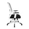 Space Seating Pulsar White Frame Managers Chair, Diamond Jet 317W-W1C1F2W-297 - alternate 3