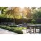 Z-Lite Hartwell 4-Light Outdoor Post Mounted Fixture, 10 in W x 115.25 H, Sand Black 5019PHBS-536P-BK - alternate 7