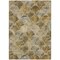 Homeroots 8' X 10' Taupe Beige And Gray Abstract Washable Indoor Outdoor Area Rug 577688 - alternate 8