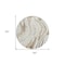 Homeroots 8' Ivory Beige And Brown Round Abstract Washable Indoor Outdoor Area Rug 600236 - alternate 5