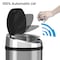 Hls Commercial 8 gal Round Indoor Metal Can, Silver, Touchless Sensor Lid, Stainless Steel, 12 in HLS08RCB - alternate 5