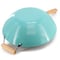 Martha Stewart Everyday Clarkston 14 Inch Nonstick Carbon Steel Wok with Wooden Handle in Teal 141039.01 - alternate 4