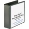 Business Source Ring Binder, Black, Clear Sleeve BSN26964 - alternate 1