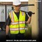 Neiko XX-Large High Visibility Safety Vest, 3 Pockets and Zipper, Neon Yellow, Adult 53992A - alternate 7