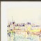 Homeroots European Cityscape From the Water Black Framed Print Wall Art 416310 - alternate 4