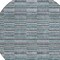 Homeroots 8' Teal Blue Aqua And Gray Round Striped Washable Indoor Outdoor Area Rug 587940 - alternate 7