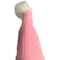 Homeroots 30" Pink and White Fabric Christmas Standing Gnome Tabletop Sculpture 493007 - alternate 2