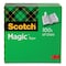 Scotch Magic Tape Refill, 1" Core, 0.75" x 25 yds, Clear, PK20, 20PK 810SX20 - alternate 1