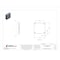 Wiegmann 1/4 Turn Latch Electrical Enclosures, 12 in H, 4 in D, 12 in W, 1, Steel N1C121204 - alternate 3