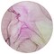 Homeroots 8' Round Pink Round Abstract Washable Non Skid Indoor Outdoor Area Rug 559402 - alternate 4