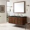 James Martin Vanities Amberly 60" Single Vanity, Mid-Century Walnut, w/ 3 CM Phantome Eclos Top 670-V60S-WLT-3PHT - alternate 8