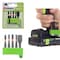 48 Tools Bit Holder, 2 in L, 48 TOOLS MBH-FES-GRE-01 - alternate 1
