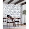 York Wallcoverings Eden Retreat White and Blue Wallpaper MN1842 - alternate 3