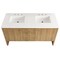 James Martin Vanities Vanity, without top, Light Natural Oak, 59.9 in W x 23.1 in D,  435-V60D-M-LNO - alternate 7