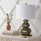 Jonathan Y Vienna 25.5 in. Transitional Ceramic and Metal Gourd LED Table Lamp, Olive Green/Brass Gold JYL3049C - alternate 9