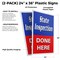 Signmission State Inspection Done Here, Plastic Signs Only 24 Inch x 36 Inch, Corrugated Plastic, 2PK CSB-2436-2PACK-StateInspectionDoneHere - alternate 2