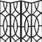 Homeroots 84" Black Solid Wood Folding Four Panel Screen Room Divider 342722 - alternate 3