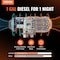 Vevor Diesel Air Heater All-in-one 12V24V 8KW LCD Remote Control Car RV Indoors XMZ-W-D4 - alternate 6