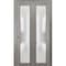 Sartodoors Sliding Closet Bi-fold Doors Planum 2102 Solid Core Modern Interior PLANUM2102BF-GA-60 x 80 (2* 30x80) - alternate 1