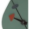 Leisuremod Manchester Modern Rain Drop Design Silent Non-Ticking Wall Clock, Ocean Green MCLT14OG - alternate 4