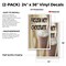 Signmission Frozen Hot Chocolate, Vinyl Decals Only 24 Inch x 36 Inch, Vinyl Decal, 2PK DSB-2436-2PACK-Frozen Hot Chocolate - alternate 2