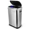 Elama 13 Gallon Automatic Sensor Hands Free Trash Can in Silver ELM-U8-50L - alternate 1