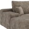 Homeroots 135" Camel Corduroy Modular Compression Foam Sofa With Ottoman And Toss Pillows 712948 - alternate 3
