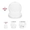 Smarty Had A Party 10" Clear with Silver Vintage Rim Round Disposable Plastic Dinner Plates (120 Plates), 120PK 860CS-CASE - alternate 6