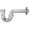 Keeney P-Trap Drain Pipe, Chrome Plated, 17-Ga., 1-1/2 x 1-1/2-In. 305K - alternate 2