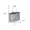 Homeroots 12" Gray Galvanized Steel Bucket 399669 - alternate 6