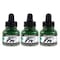 Daler-Rowney FW Acrylic Ink, Sap Green, 29.5ml, 3PK D160029375 - alternate 1
