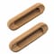 Homeroots Set of Two Brown Teak Wood Drawer Pull Knobs, 2PK 476577 - alternate 1