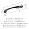 Amerock Vaile 5-1/16 inch (128mm) Center-to-Center Oil-Rubbed Bronze Cabinet Pull, 10PK 10VMP37231ORB - alternate 3