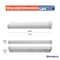 Bulbrite 2 ft. Integrated 5 Color Selectable LED Dimmable Wraparound Light (120-277v), 2300 Lumens, White Fin 773501 - alternate 12