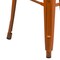 Flash Furniture 30" High Backless Aged Orange Metal Barstool, PK4 4-ET-BT3503-30-OR-GG - alternate 6