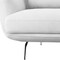 Homeroots Contempo Retro 78in Creamy Off White Loveseat 480891 - alternate 5