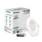 Bulbrite LED 6" Round Recessed Downlight Fixture, Metal Jbox, 75W Equivalent, 5 CCT, 27/30/35/40/50K 773302 - alternate 12