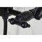 Kingston Brass Two-Handle Wall Mount Bridge Kitchen Faucet with Brass Sprayer, Matte Black KS2440ALBS - alternate 5