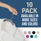 Lifemaster Velvet Hangers, Swivel Hook, Non-Slip, Heavy Duty, Holds 10 lbs, Gray, 10PK LMGR10Y - alternate 6