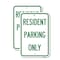 Signmission Resident Parking Only, 18'' X 24'' 2 Signs, Heavy Gauge Aluminum, 2PK A-1824-2PACK-22982 - alternate 1