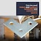 Newhouse Electric 3-Hole Bracket Corner Electro-Galvanized Steel Strut Channel Bracket, Silver, No Magnets BRCR3 - alternate 4