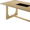 Homeroots 71" Natural Wood Trestle Base Dining Table 631295 - alternate 6