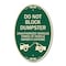 Signmission Do Not Block Dumpster Unauthorized Vehicles T, 12 In X 18 In Architectural, Heavy Gauge Aluminum A-OV-G-1218-24163 - alternate 1