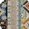 Homeroots 8' Black Ivory And Copper Round Aztec Washable Indoor Outdoor Area Rug 598456 - alternate 6