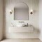 Ackland Marino Cashmere Cream 5 in. X 10 in. Glossy Porcelain Fluted Slat Wall Tile, 26PK AKNPTMARCACR5X10G-CA - alternate 6