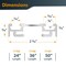 Powertec 24, 36, 50 Inch Circular Saw Guide/Straight Edge Guide Set for Router Tool, Jigsaw, Circular Saw 71708 - alternate 6