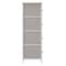 Flash Furniture Harris 4 Drawer Vertical Storage Dresser with White Cast Iron Frame, Oak Wood Top and Beige Easy Pu WX-5L203L-W-WH-BG-GG - alternate 7
